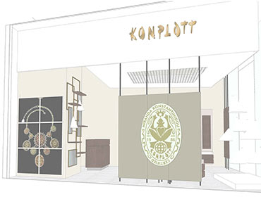 Проектирование и концепция дизайна магазина Konplott в ТЦ "Мега - Белая Дача", Москва